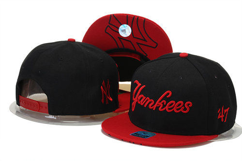 MLB New York Yankees 47B Snapback Hat #10